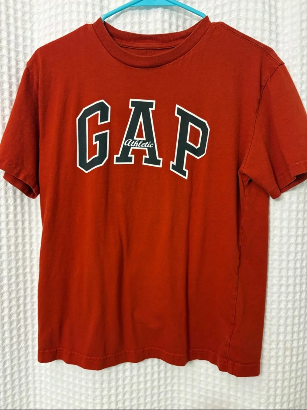 GAP Red Athletic Logo Short Sleeve Tee Size XXL Husky